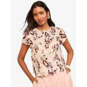 love & roses Bluza slonovina/roza/črna