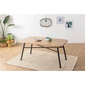 Hanah Home Trpezarijski sto Nala 90, 160x90x75 cm, Smedi