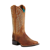 Ariat škornji Round up wide square toe, ženski