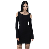 Ženska obleka KILLSTAR - Moon Card - Black - KSRA011150
