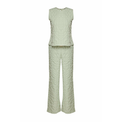 Trendyol Mint Woven Top-Bottom Set