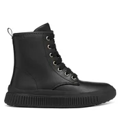 Gležnjarji Geox J Laquinny Girl J66M3G 00085 C9999 M Črna