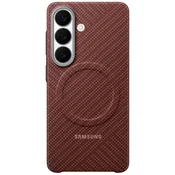 shumee Samsungov karbonski magnetni ovitek za Samsung Galaxy S26 rdeč