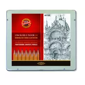 Komplet grafitnih svinčnikov KOH-I-NOOR / 24-delni (grafitni)