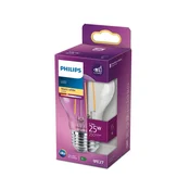 Philips Classic LED žarnica E27 A60 2,2W prozorna 2.700K