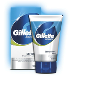 Gillette Sensitive krema za po britju Aloe Vera 100 ml