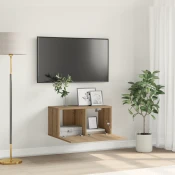 Set TV komoda Zidne Smeda 60 x 30 x 30 cm Konstruirano drvo