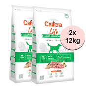 Calibra Dog Life Adult Medium Breed Lamb 2x12 kg
