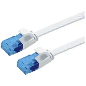 VALUE Value 21992061 RJ45 omrežni kabel\, Patch kabel CAT 6a U/UTP 1.00 m bela 1 kos, (20630819)