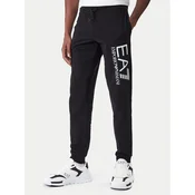 EA7 Emporio Armani Spodnji del trenirke 7M001415 AF22266 UC001 Črna Regular Fit