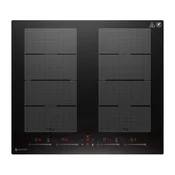 AMZCHEF CE-FS-I74S-FFDD10 indukcijska kuhalna plošča, 4 kuhalna območja