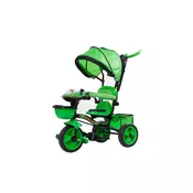 Zeleni tricikl plasticno sedište