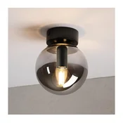 Plafonsko svetlo ELIAS 1xE14/5W/230V precnik 13 cm crna/zadimljeno siva