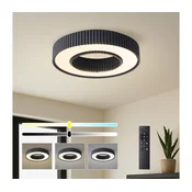 Brilagi - LUMIX LED prigušiva stropna svetiljka LED/48W/230V 3000-6000K crna, precnika 50 cm + daljinski upravljac
