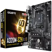 GIGABYTE GA-A320M-S2H V2  AMD AMDÂ® AM4 AMDÂ® B350 Micro ATX
