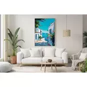 Wallity Dekorativna uramljena slika, 50x70cm, Šarena