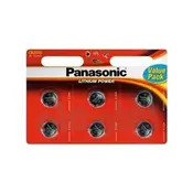 Panasonic Baterije Panasonic Lithium CR-2025L, 6 kos