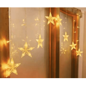Rebel LED lučke za novoletne , 3m, 138led lučk, mini zvezdice, toplo bela