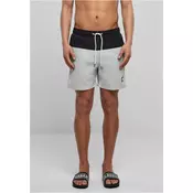 Mens Block Swimsuit Light Asphalt/Black
