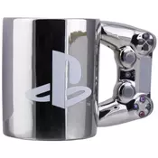 Paladone 3D Playstation PS4 lonček srebrn