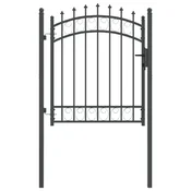 Vrata ograje s bodicami EMMEN 104 x 109,5 cm Zaklenljivo