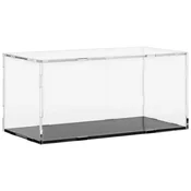 Vidaxl Razstavna škatla prozorna 30x15x14 cm akrilna