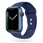 Silikonski pas za uro Apple Watch 7 45mm, SE/6/5/4 44mm in 3/2/1 42mm Smooth - moder
