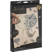 Grafix Slon obris puzzle 137 kosov