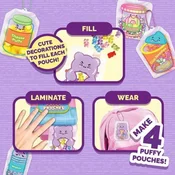 Puffy Pouches: set obesek s puhastimi čari – zajtrki