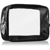 Notino Travel Collection Cosmetic bag prozorna kozmetična torbica XL Black 1 kos