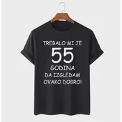 MAFIMI Majica Trebalo mi je 55 Godina, Crna