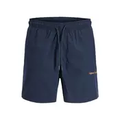 JACK & JONES Kratke kopalne hlače JPSTMAUI marelica/črna