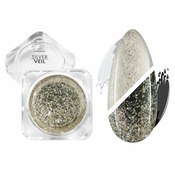 Pigment NANI za nohte z efektom sijaja Silver Veil