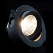 The Light Group SLC One 360° LED vgradna svetilka črna 2.700K - Dnevna soba/jedilnica - Sodobni - Kovina