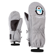 ZIENER ski rukavice 1 prst LE ZOO MINIS glove siva M 92