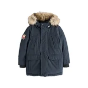 Superdry & Co Zimska jakna Everest mornarska/svetlo rjava/črna