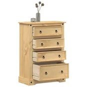 Ladicar Corona 80 x 43 x 114 cm od masivne borovine