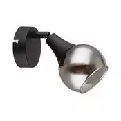 Globo 57904-1 - Zidna spot svetiljka GLYPTAR 1xE14/40W/230V crna