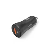 Hama Qualcomm Quick Charge™ 3.0 Prijenosni punjač, Pametni telefon, Tablet ČRNo Upaljač za cigare Brzo punjenje Automatski