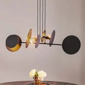 EMIBIG LIGHTING Obesna svetilka Idea 4 Black v zanimivem dizajnu - Dnevna soba/jedilnica - Sodobni - črn - Kovina