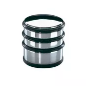 STOPER ZA VRATA crna, srebrna metal, plastika
