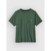 Patagonia Fitz Roy Massif Pocket moška majica canopy green