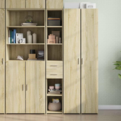 Visoka omara sonoma hrast 30x42,5x185 cm inženirski les