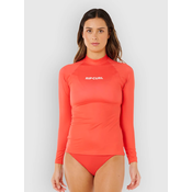 Rip Curl Classic Surf UPF Longsleeve Rash Guard red