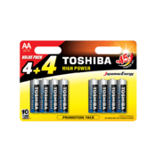 Toshiba Toshiba alkalne baterije LR06 AA 4/1 - 4+4 kom, (1011003787)