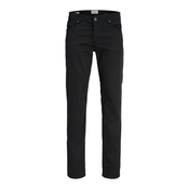 Jack & Jones Hlače iz tkanine Clark Finn 12293328 Črna Regular Fit