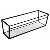 Konstrukcija za umivalnik/pod pultom SKA, 1200 mm, mat črna z belo polico iz MDF - Mat črna - 24 - 45.80 - Jeklo - Sapho - SKA Industrial - 119.60 - 1200 mm