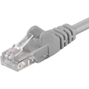 PremiumCord Patch kabel UTP RJ45-RJ45 kategorija 5e 5m siva