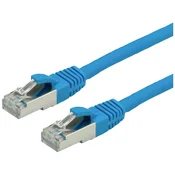 VALUE Value 21.99.0715 RJ45 omrežni kabel\, Patch kabel CAT 6 S/FTP 1.50 m modra 1 kos, (20420199)