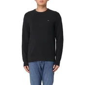 Tommy Hilfiger Pulover Essential MW0MW36347 Črna Regular Fit